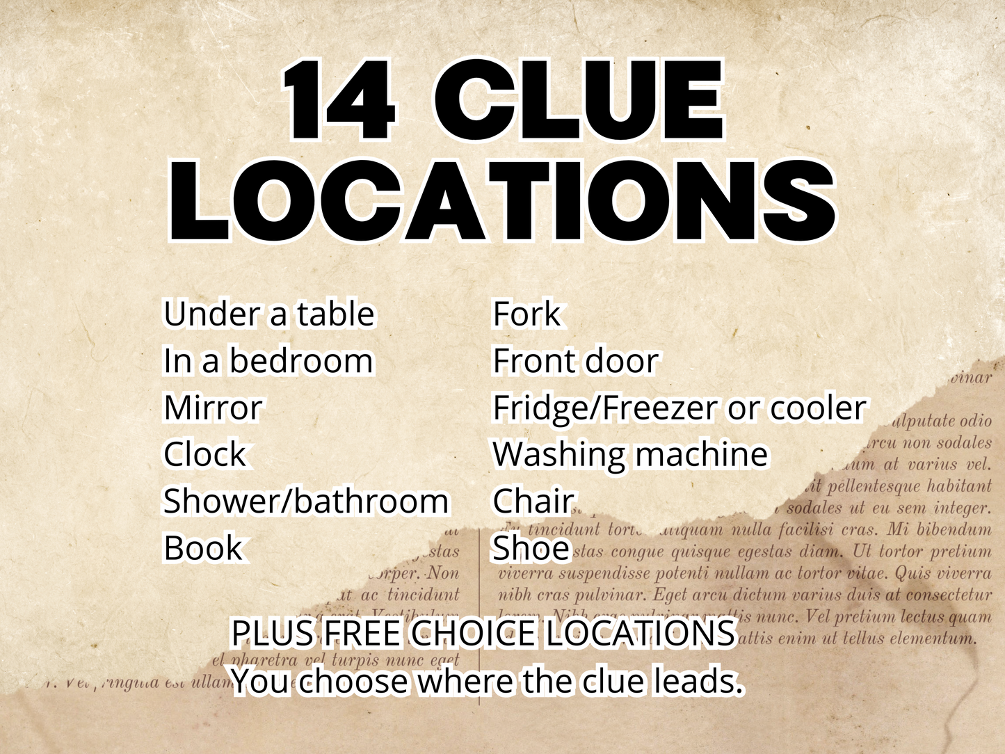 Indiana Jones Treasure Hunt