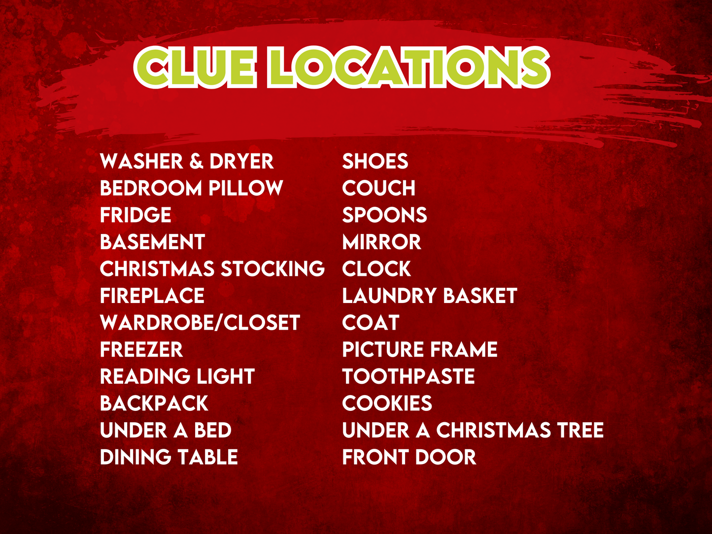 Santa's Video Christmas Treasure Hunt