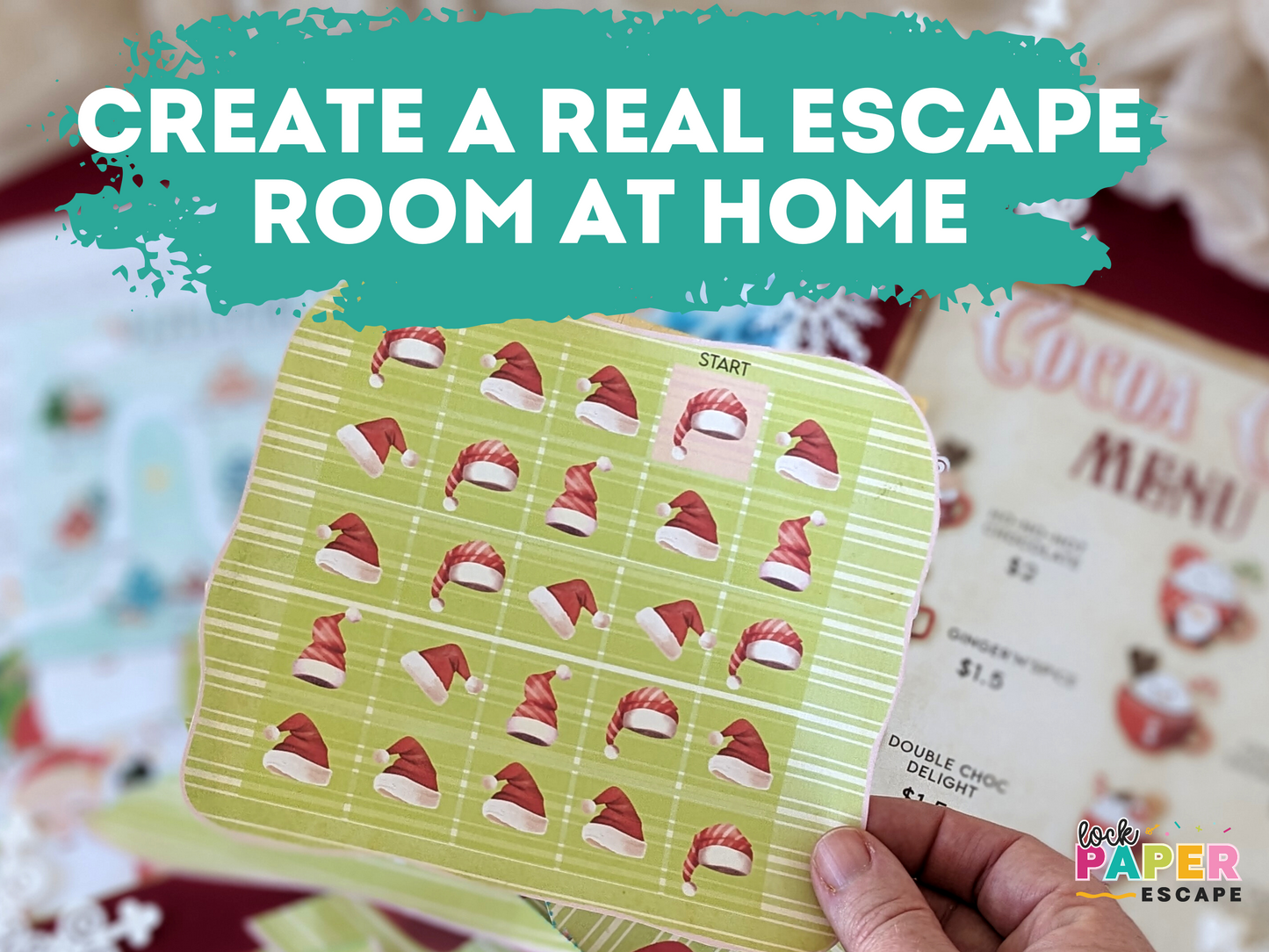 Peppermint Town Kids Christmas Escape Room Adventure