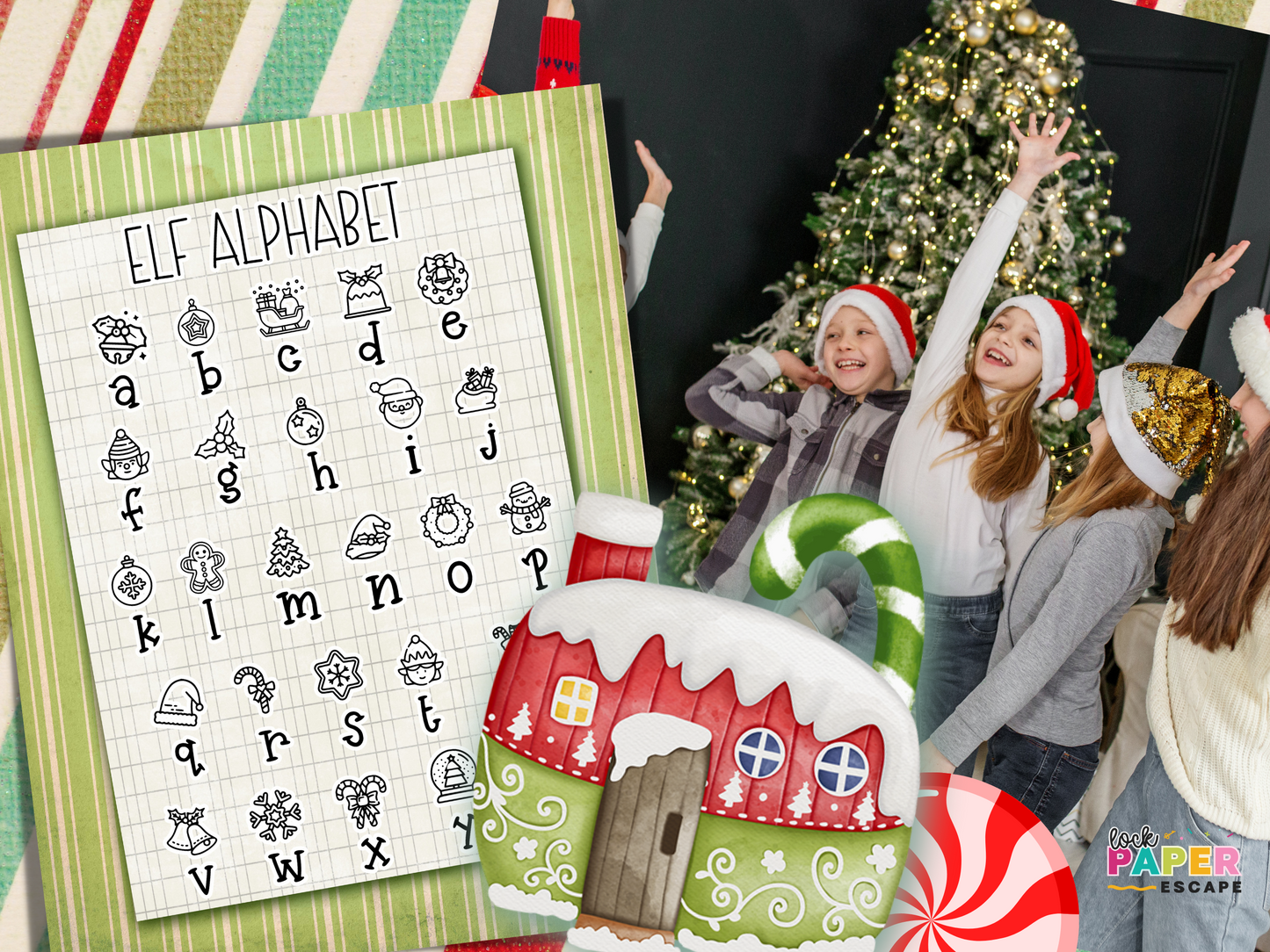Peppermint Town Kids Christmas Escape Room Adventure