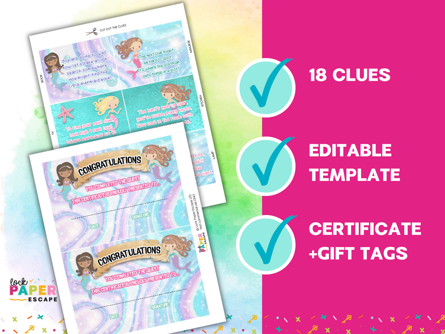 Mermaid Treasure Hunt