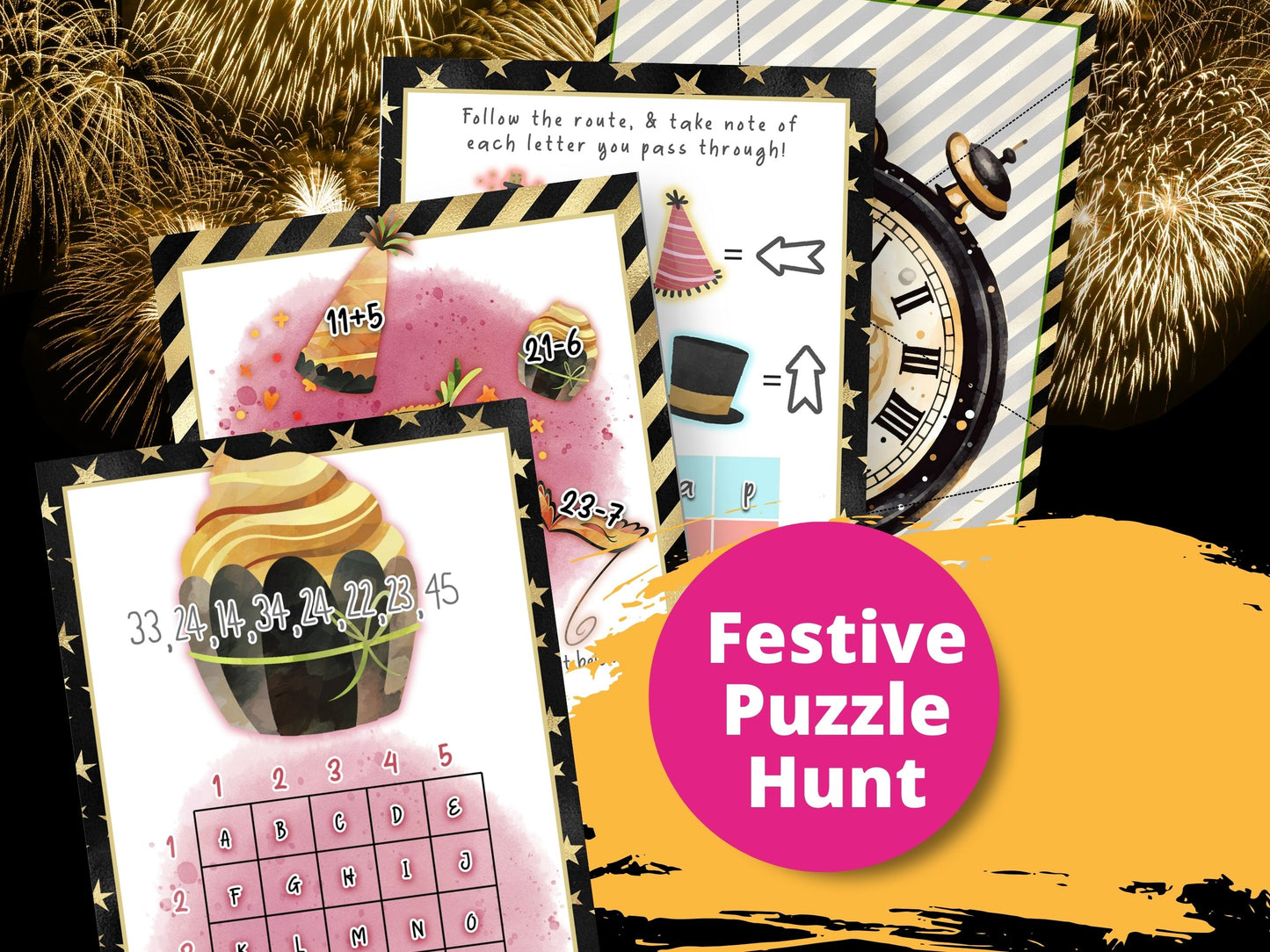 New Years Puzzle Treasure Hunt