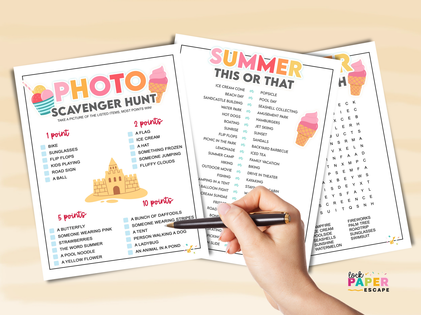 Ultimate Summer Activity Games Bundle! 🎉