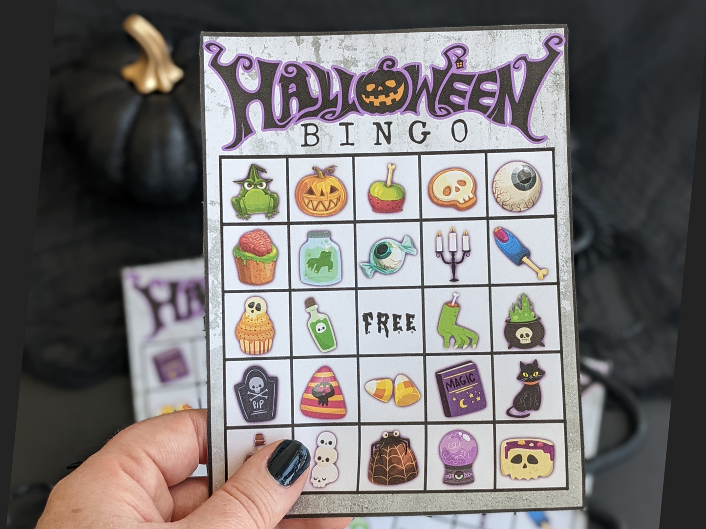 Halloween Bingo for Kids