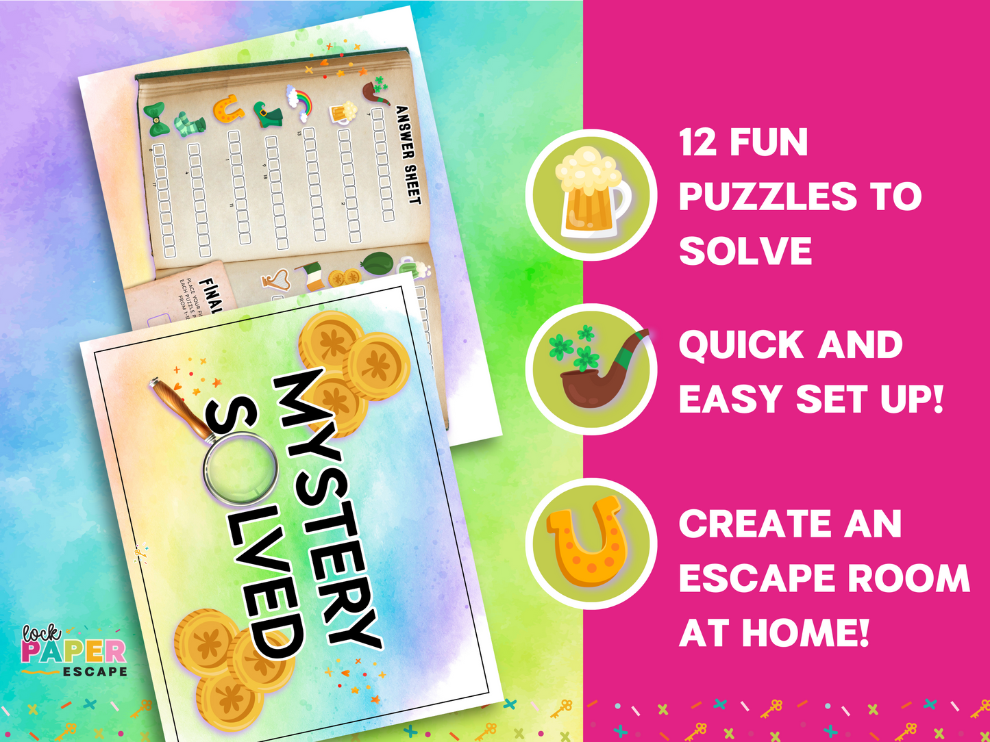 St Patrick's Day Escape Room