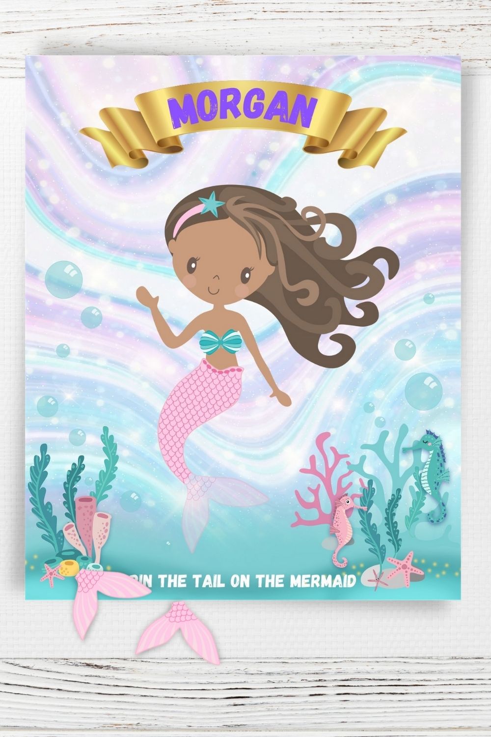 Pin the tail on the Mermaid