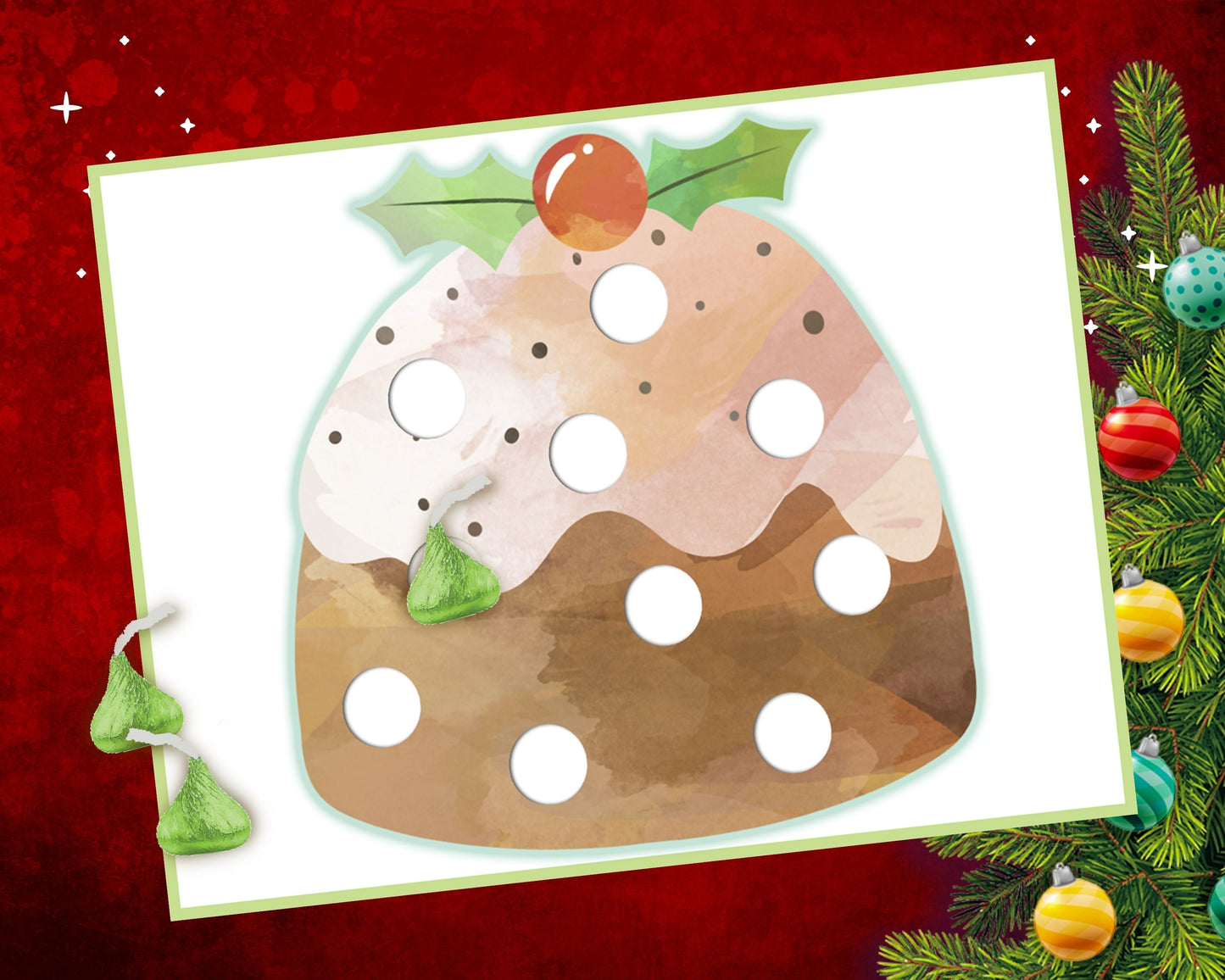 Christmas Candy Dice Game