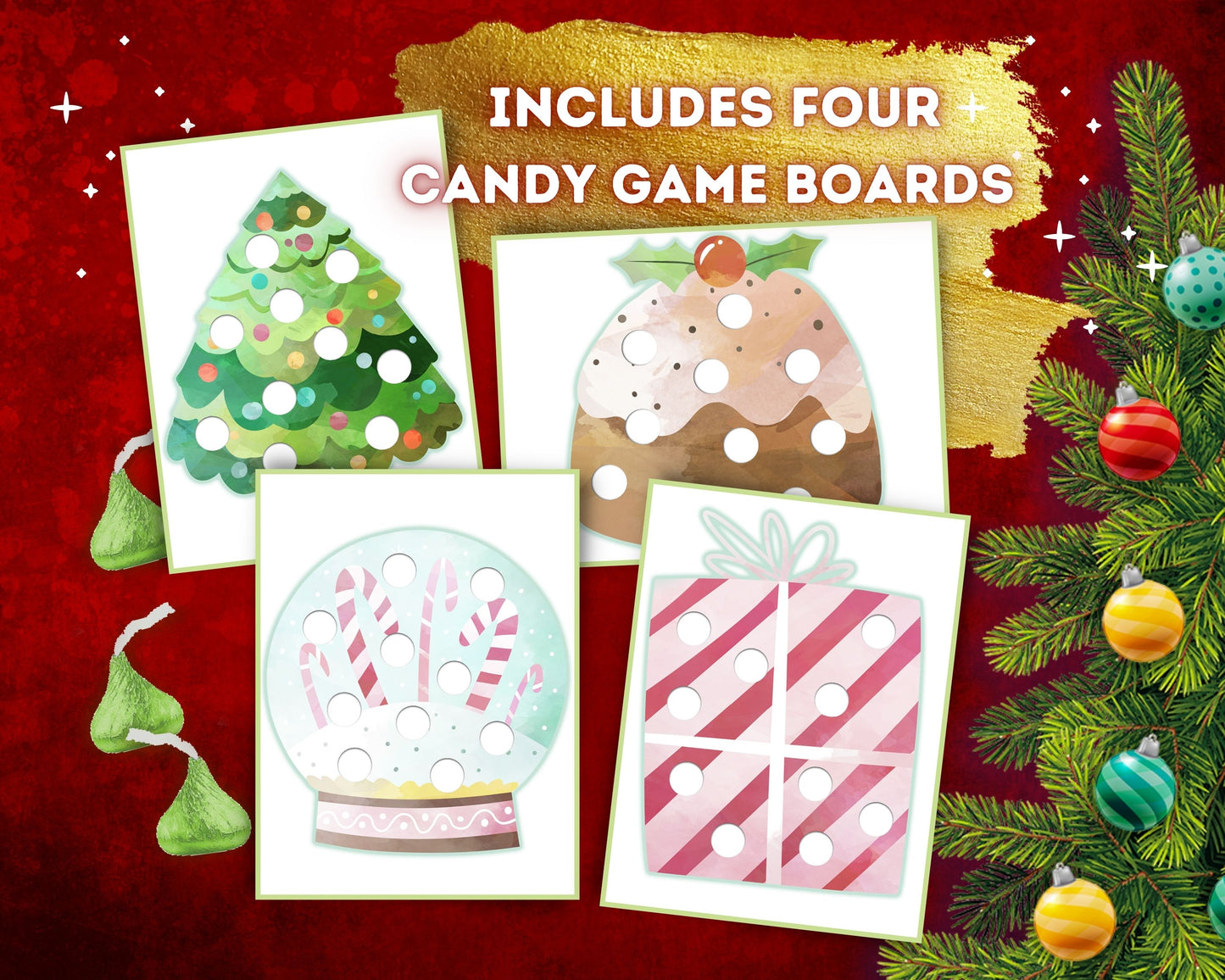 Christmas Candy Dice Game
