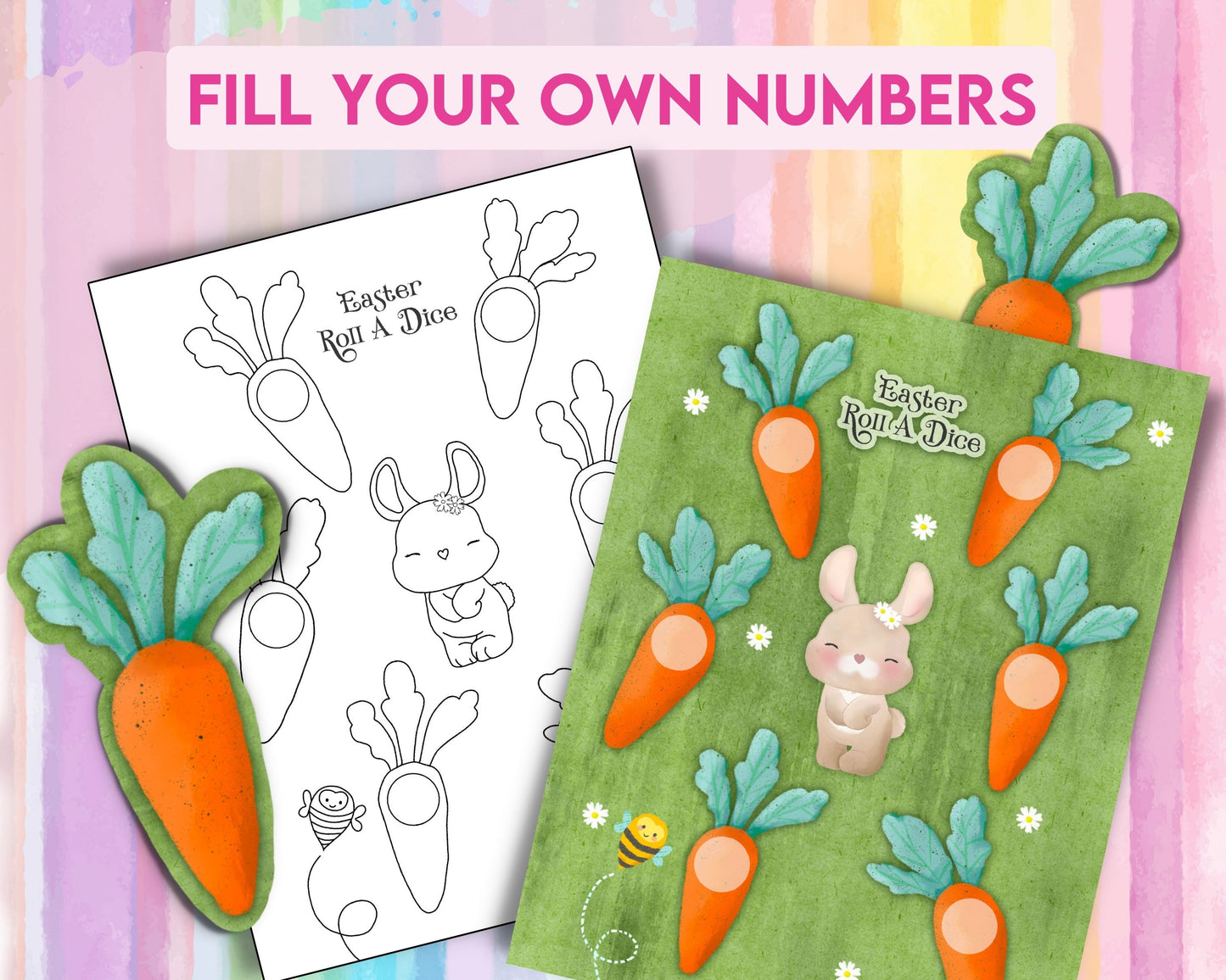 Easter Carrot Bingo