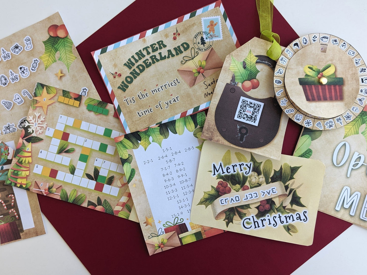 Christmas Escape Room Envelope
