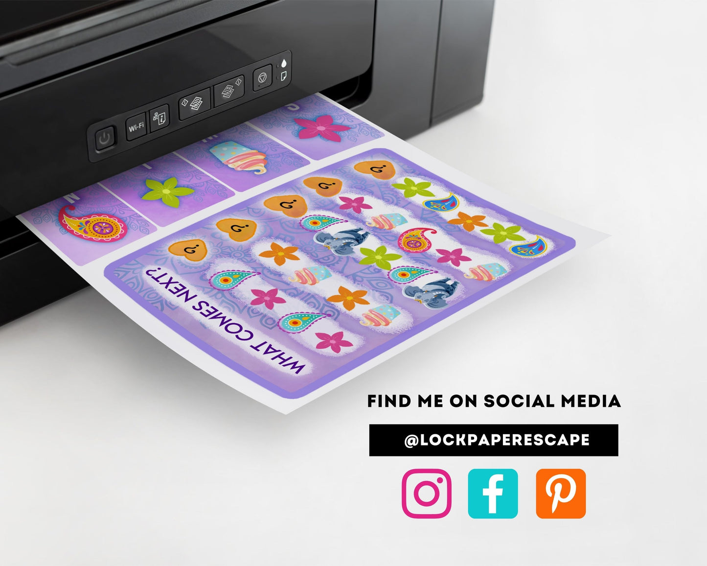 Printable escape room puzzle plage