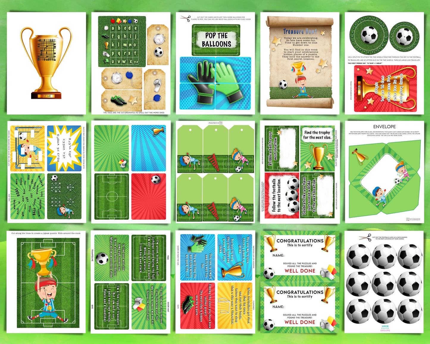 Soccer Inside Treasure Hunt