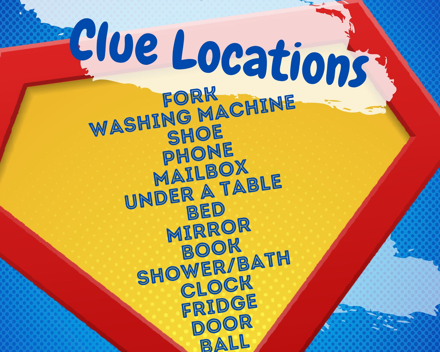Super Hero Treasure Hunt