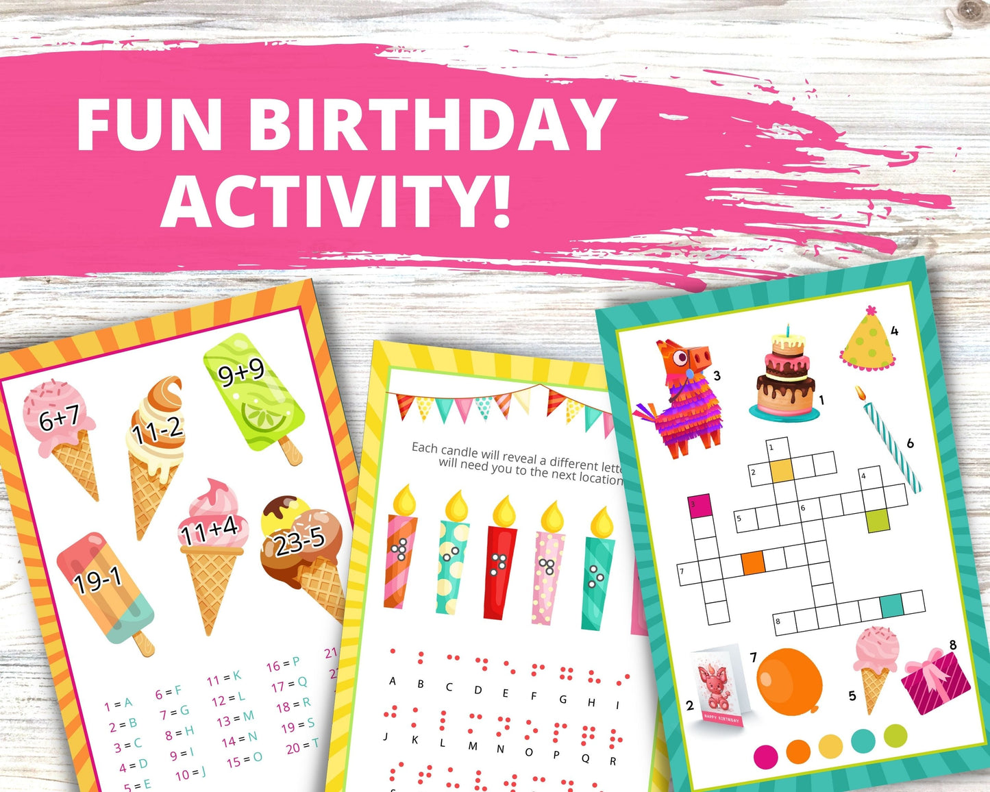 Outside Birthday Treasure Hunt