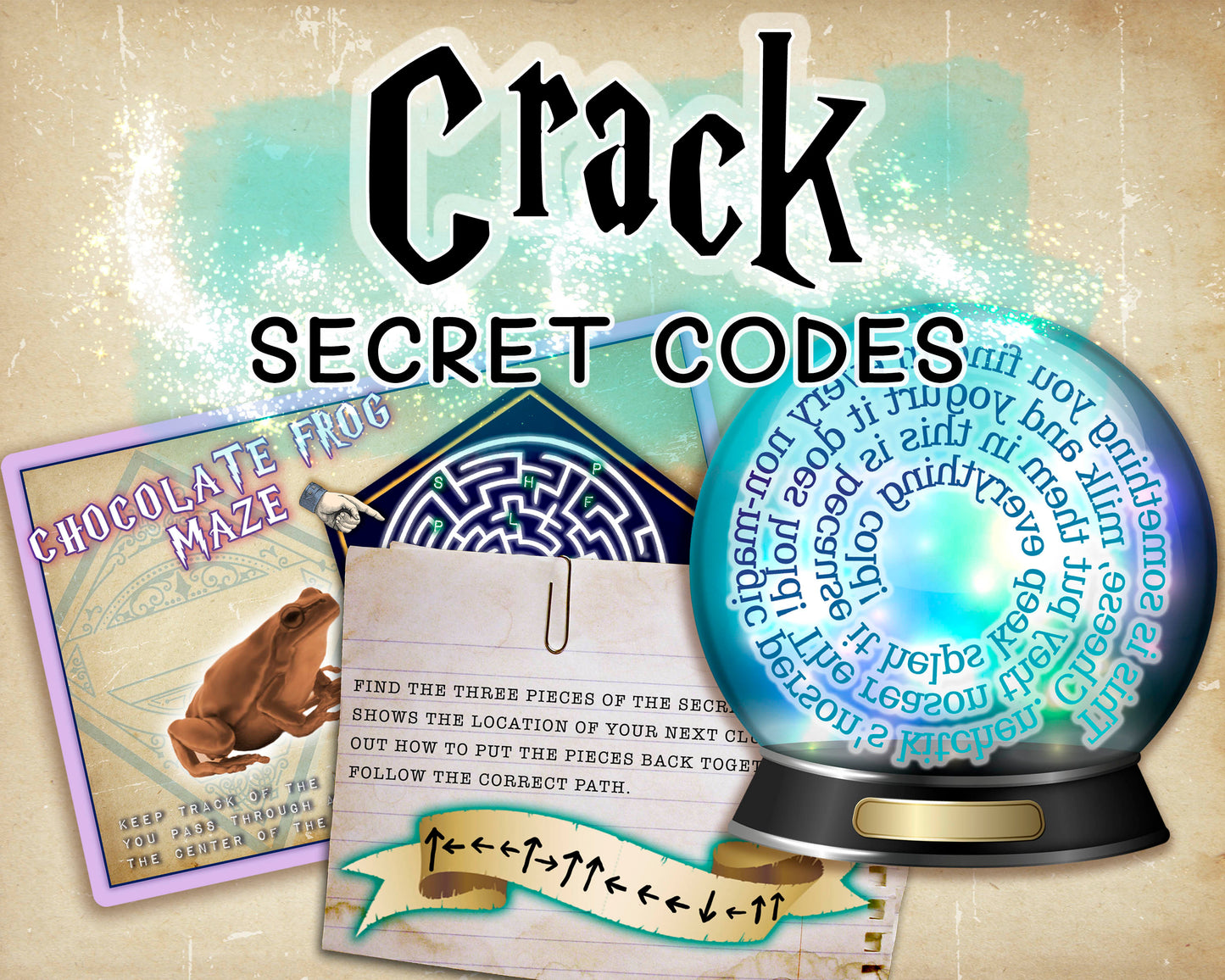 Wizard treasure hunt game