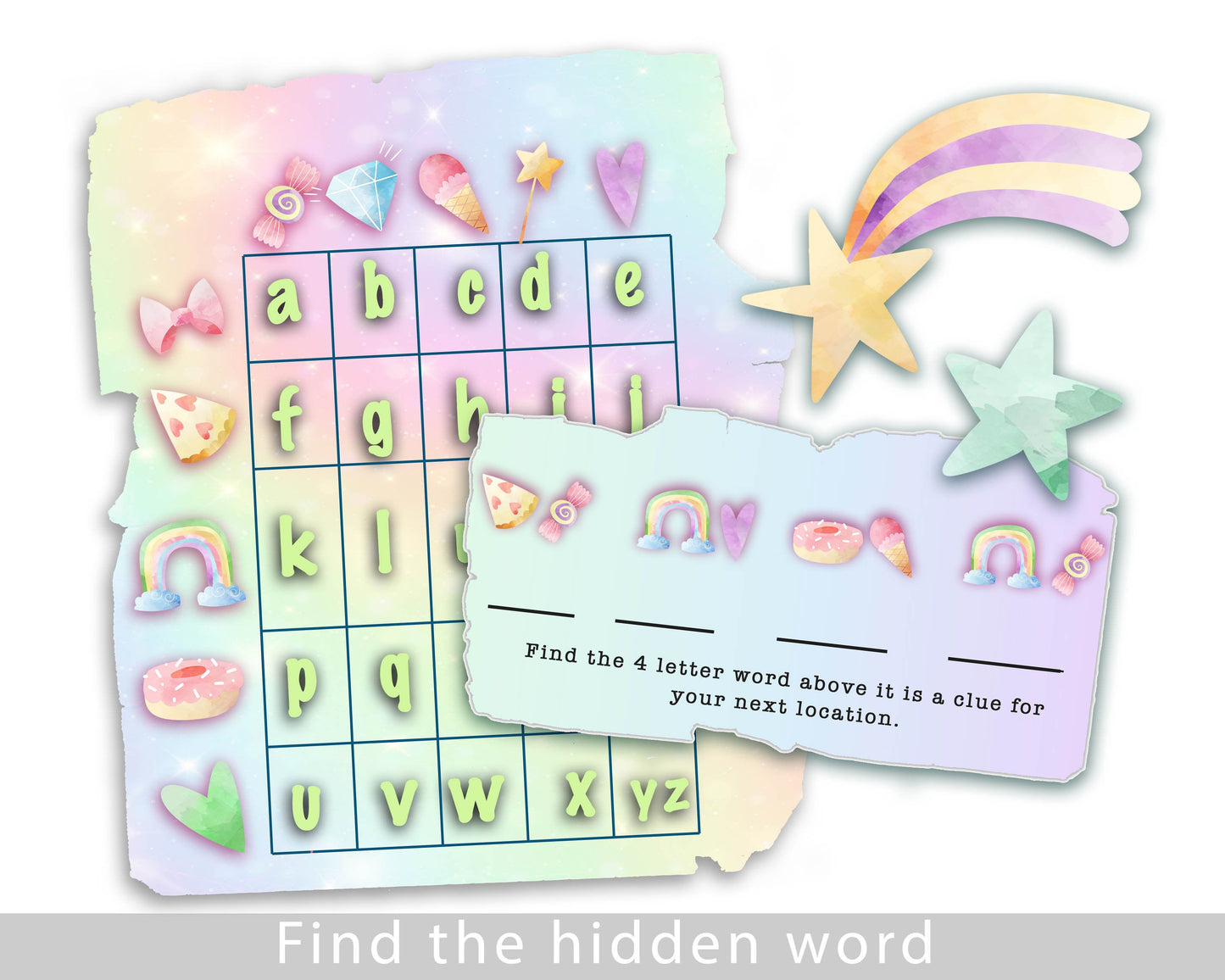fun unicorn treasure hunt