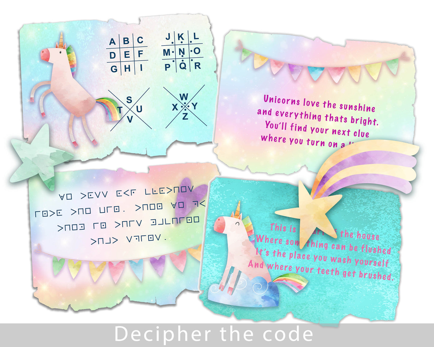 Unicorn treasure hunt