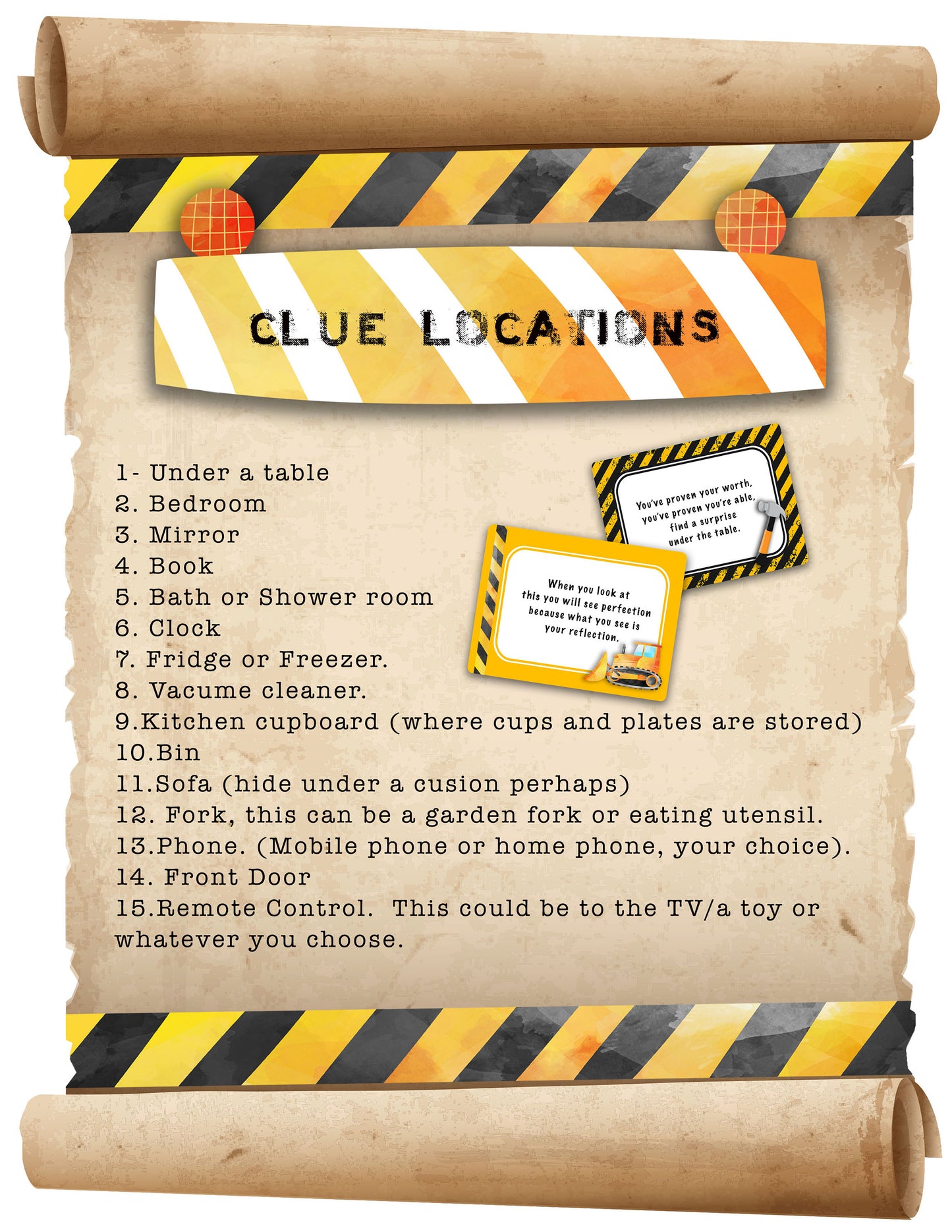 Construction Treasure Hunt
