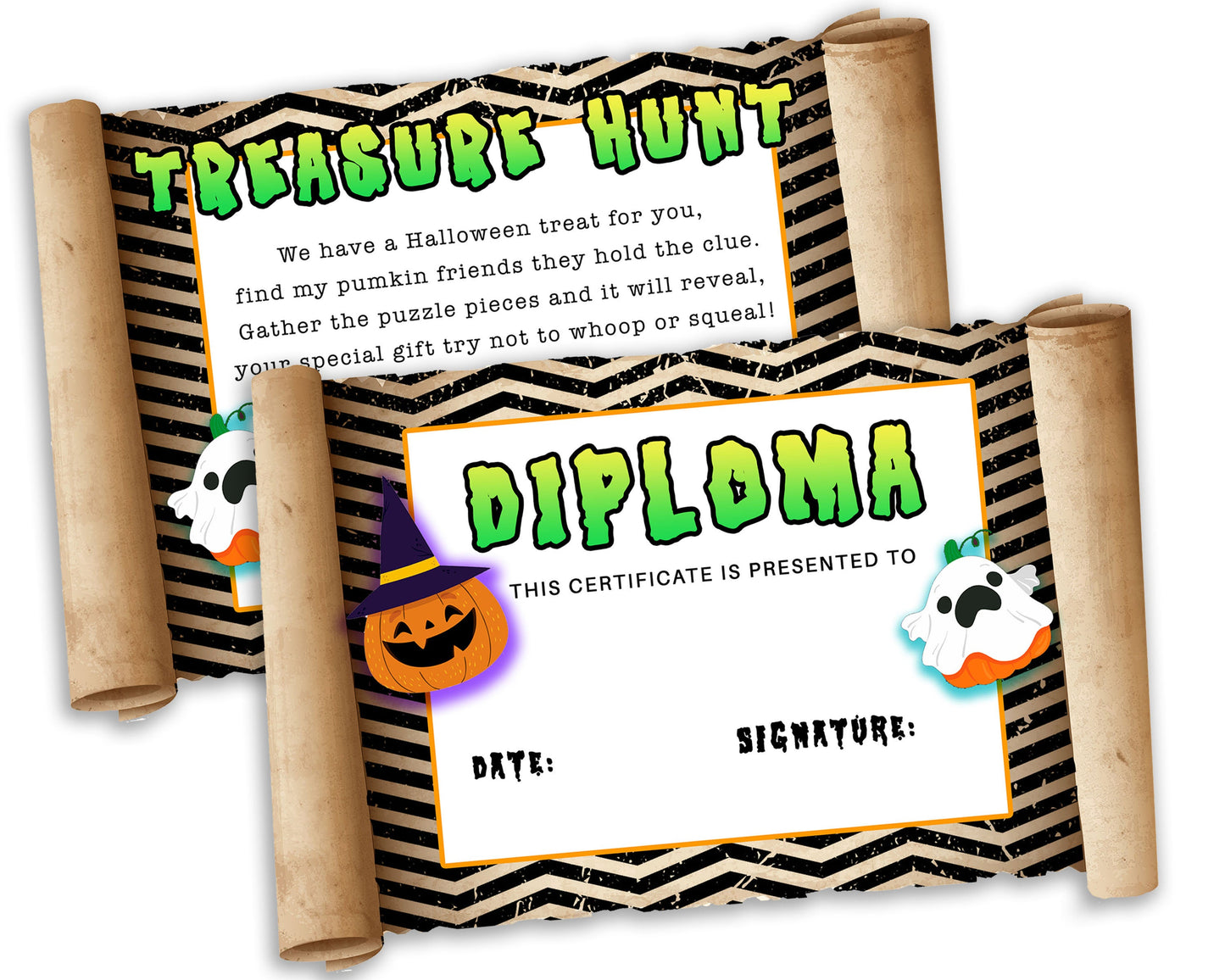 Easy Halloween Treasure Hunt