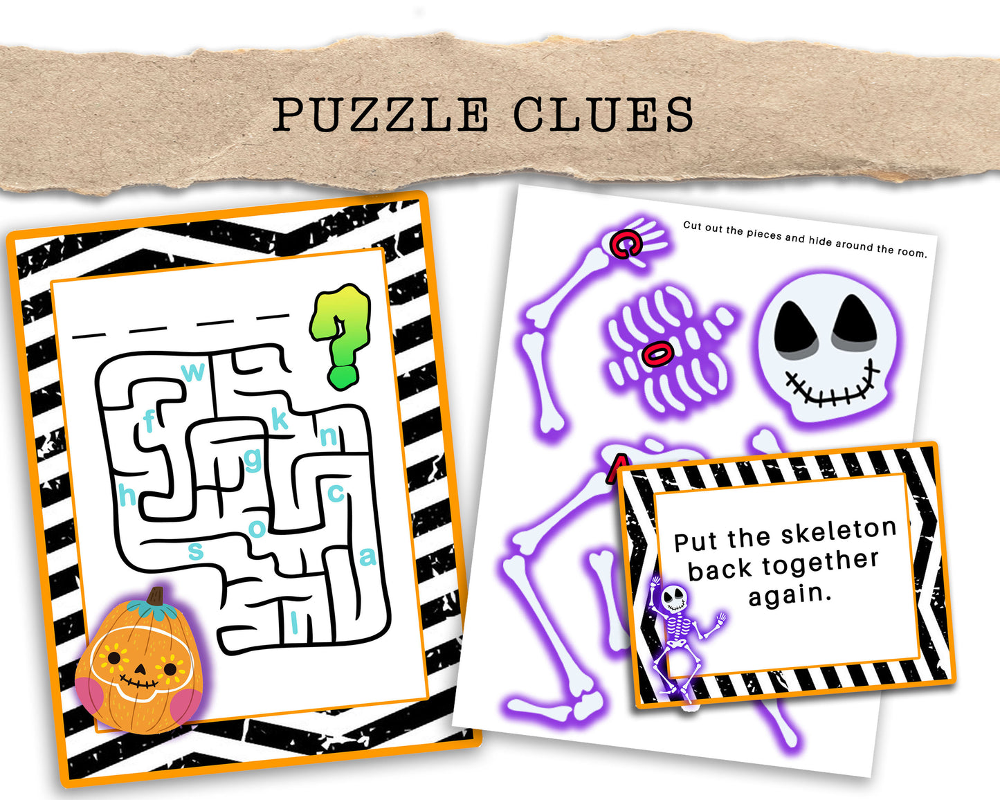 Easy Halloween Treasure Hunt