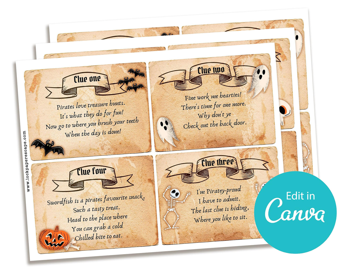 Halloween Pirate Treasure Hunt