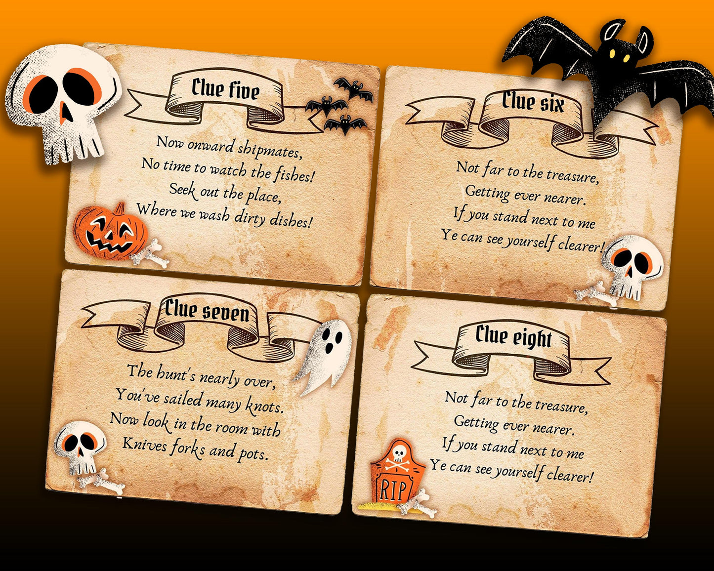 Halloween Pirate Treasure Hunt
