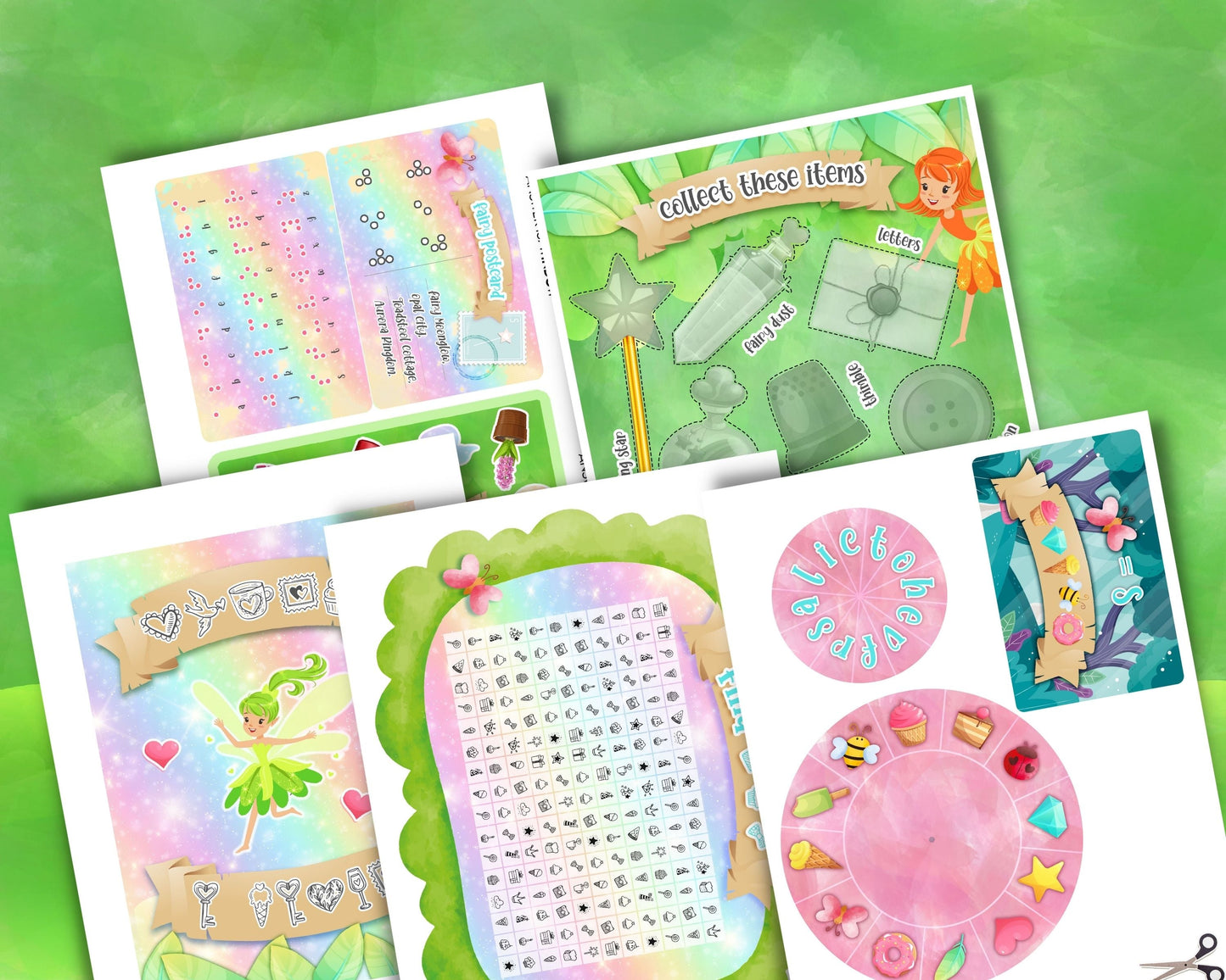 Printable fairy escape room