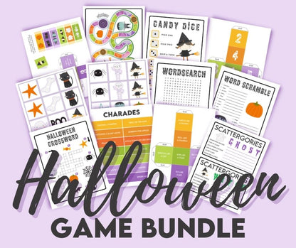 Halloween Party Game Bundle