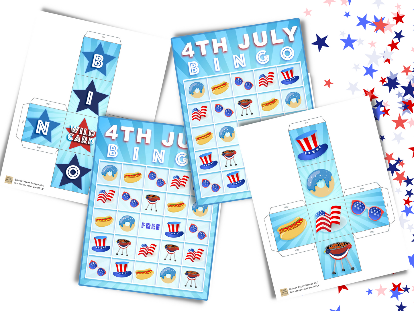 4th July Bingo