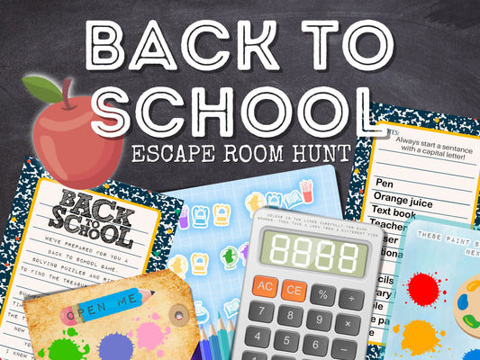 Back To School Escape Room Hunt