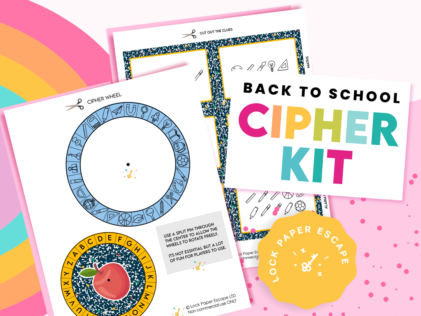 Back To School Cipher Scavenger Hunt