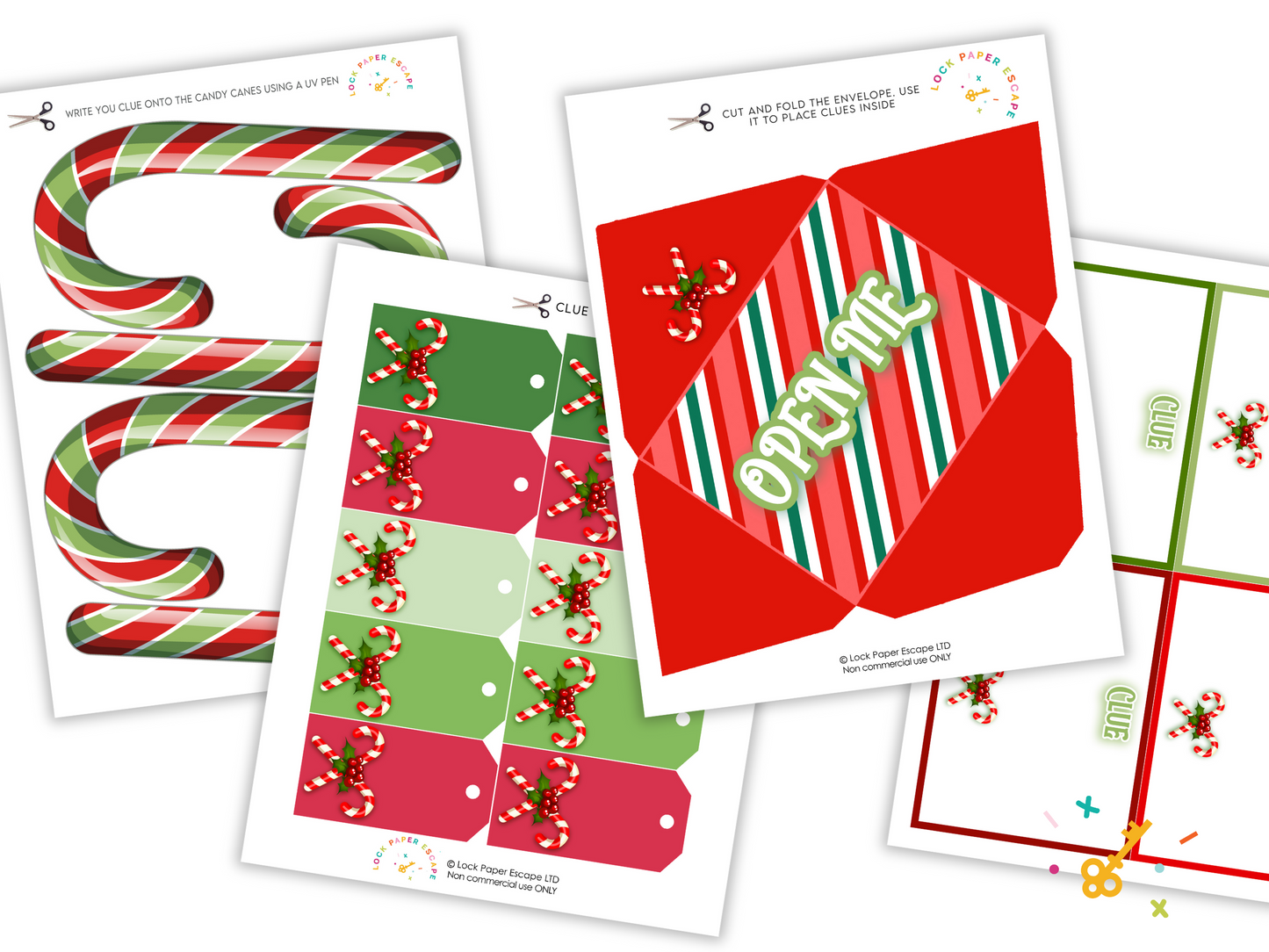 Basic Christmas Treasure Hunt LockPaperEscape basic-christmas-treasure-hunt-lockpaperescape