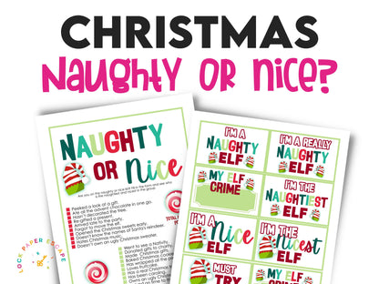 Naughty or Nice Christmas Game