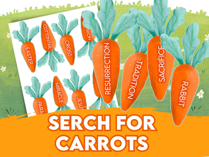 Easter Word Search Treasure Hunt Activity