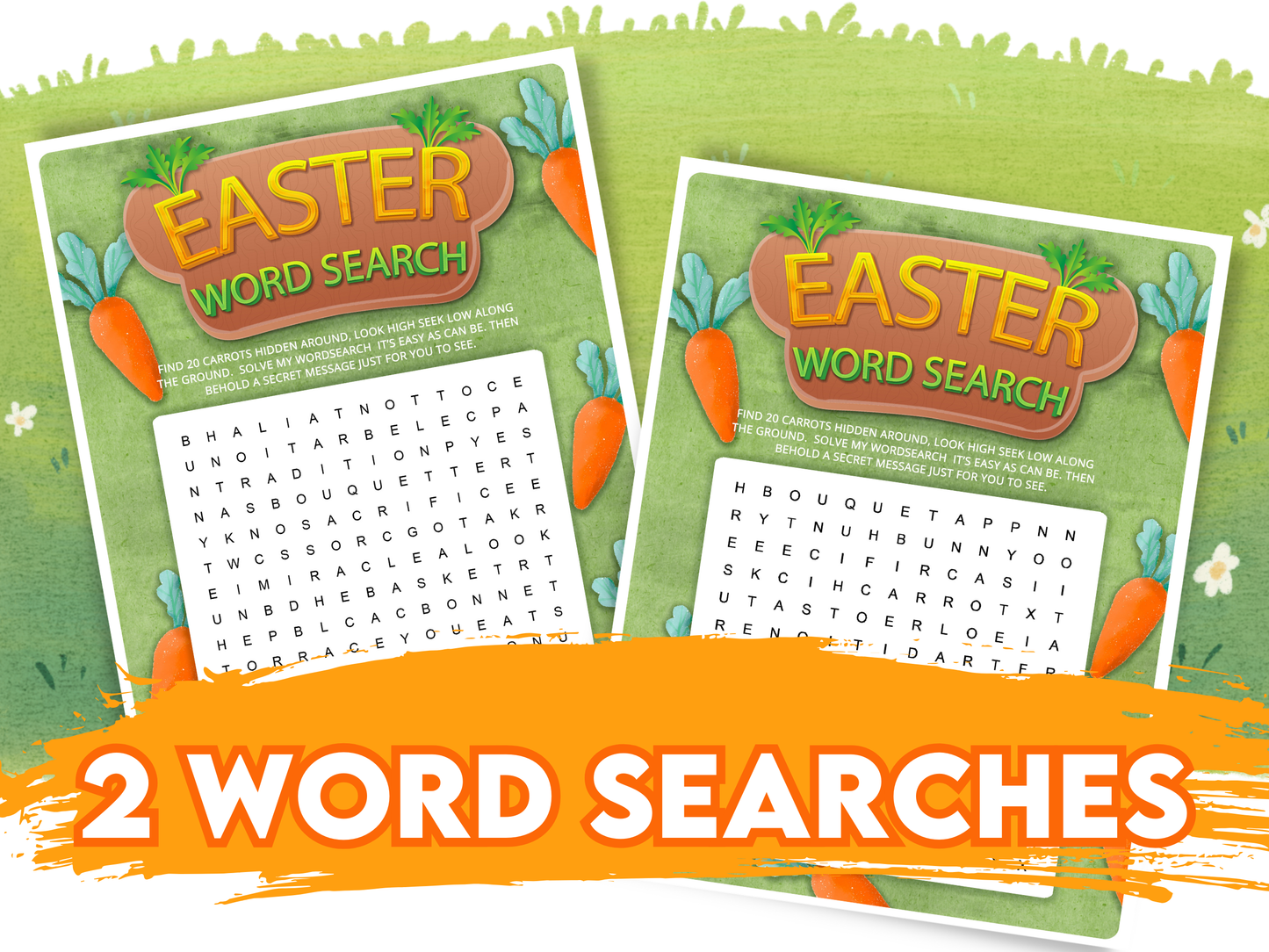 Easter Word Search Treasure Hunt Activity