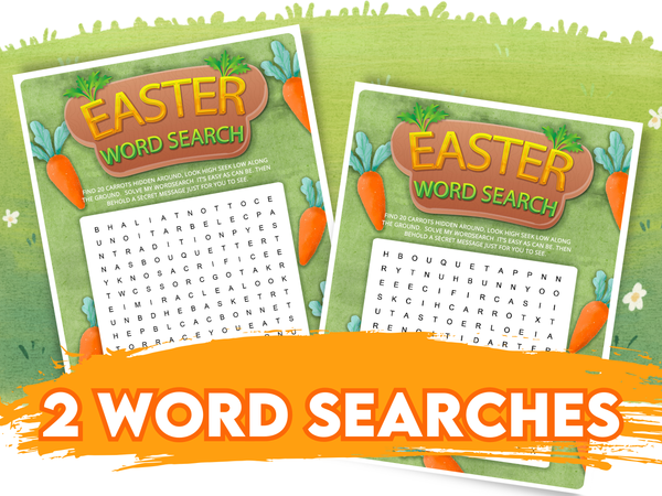 Easter Word Search Treasure Hunt Activity – LockPaperEscape