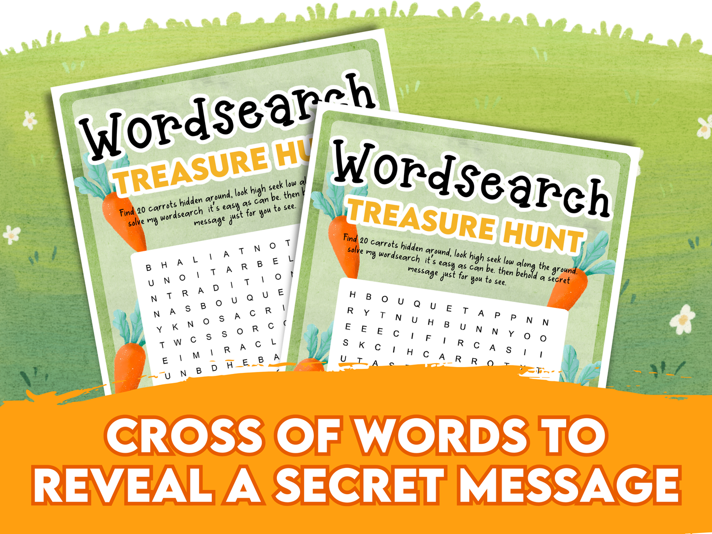 Easter Word Search Treasure Hunt Activity