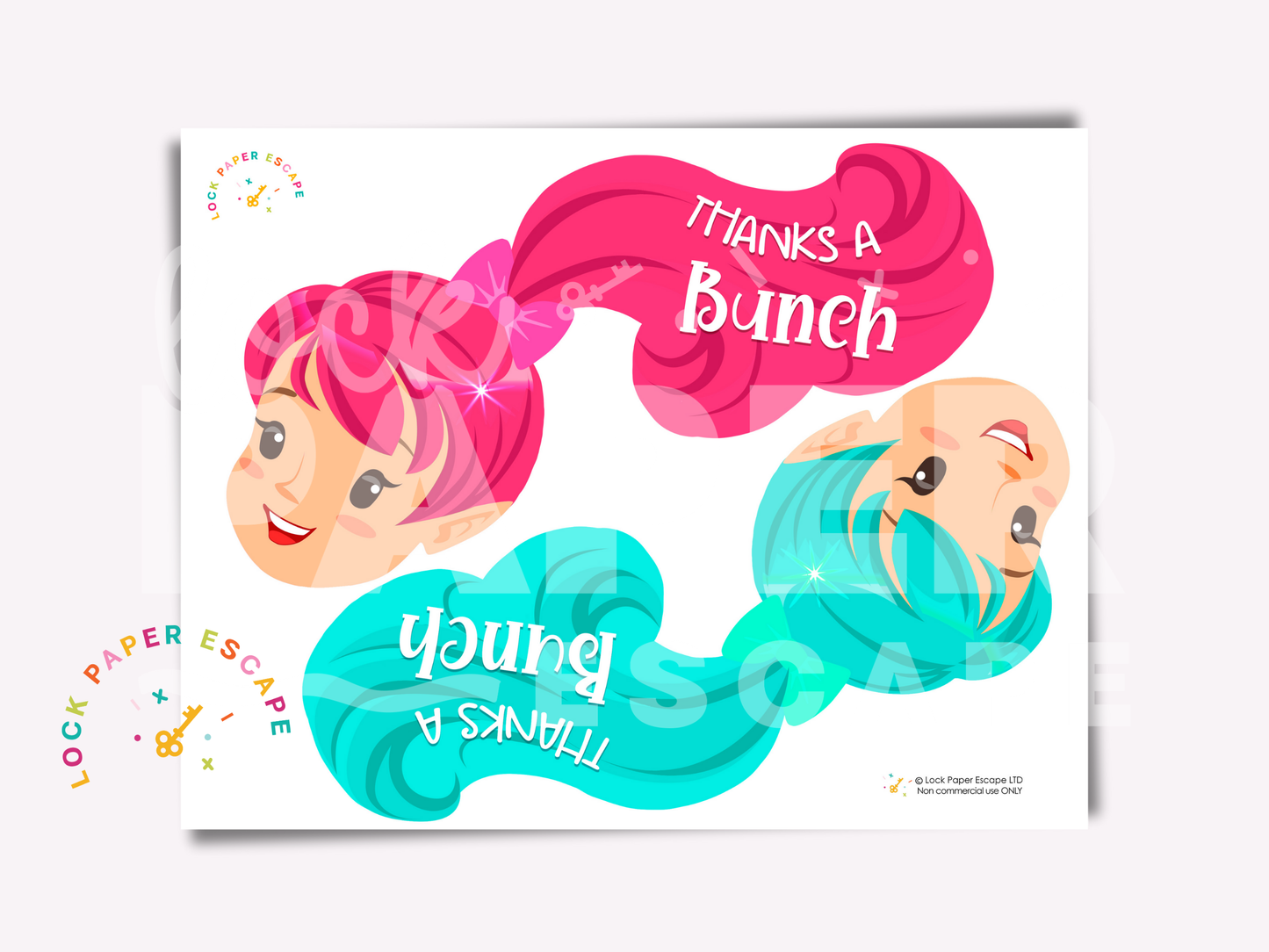 Fairy Party Favor Printable | Scrunchie Hair Tie Holder