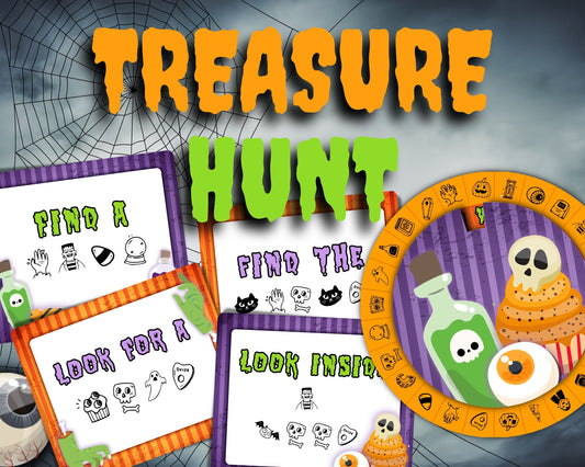 Secret Code Halloween Treasure Hunt