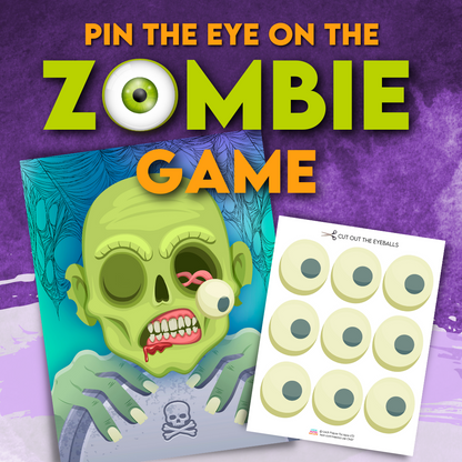 Pin the eye on the zombie