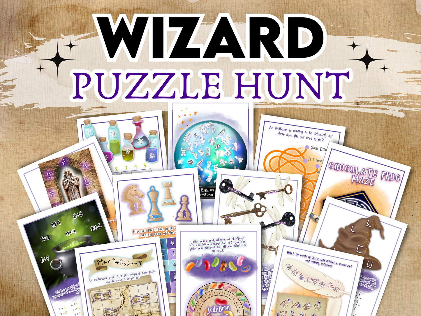 Wizard Puzzle Treasure Hunt