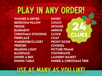 Santa's Video Christmas Treasure Hunt