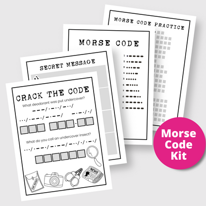 Morse Code Activity Kit for Kids