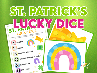 St. Patrick's Day Lucky Dice