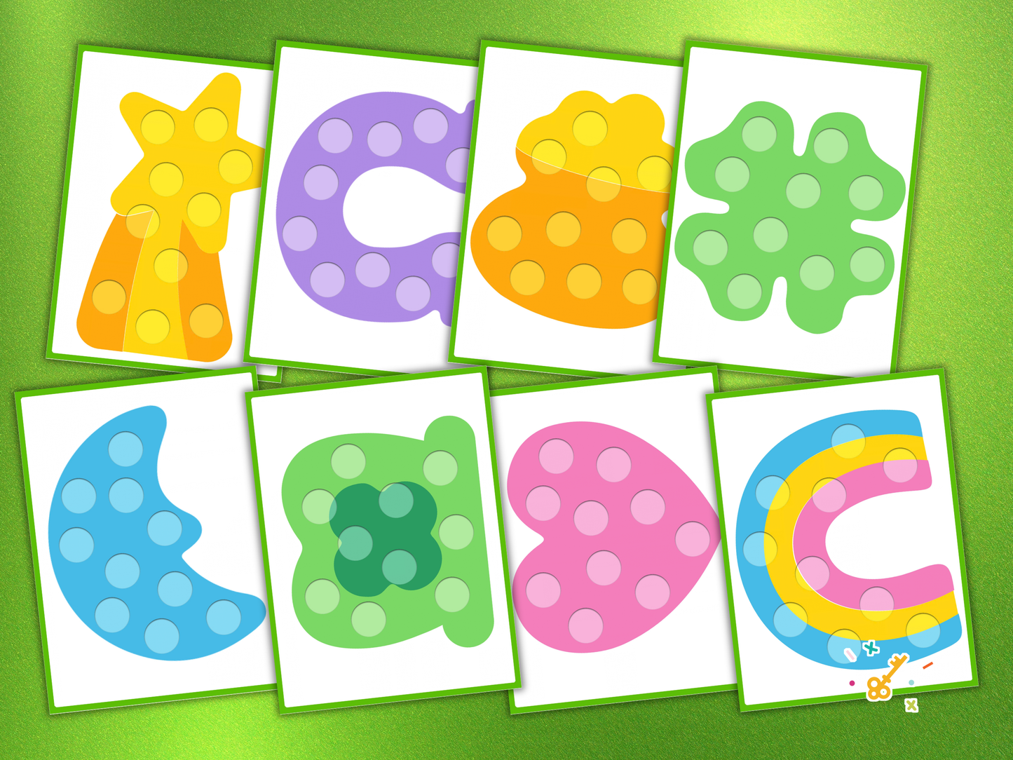 St. Patrick's Day Lucky Dice