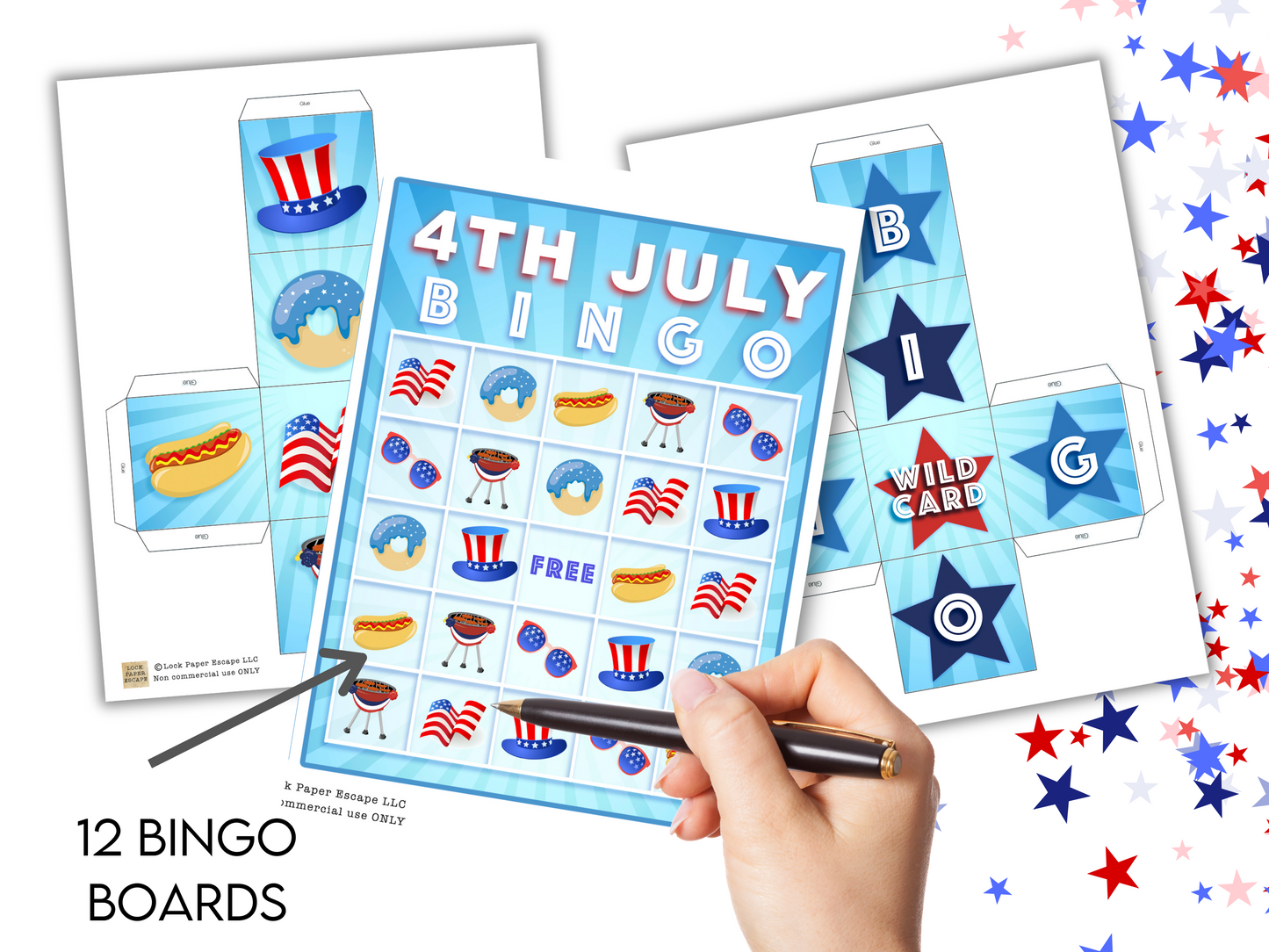 4th July Bingo