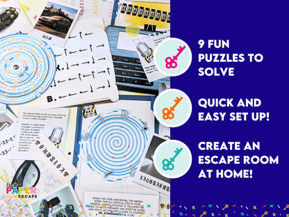 Spy Escape Room Game – Printable Party Adventure for Kids