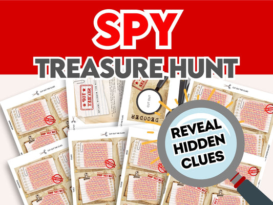 Spy Secret Message Treasure Hunt