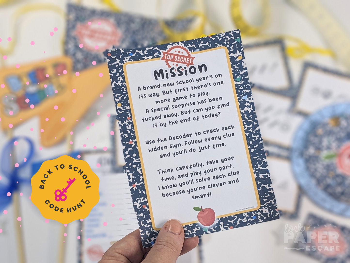 Back To School Cipher Scavenger Hunt