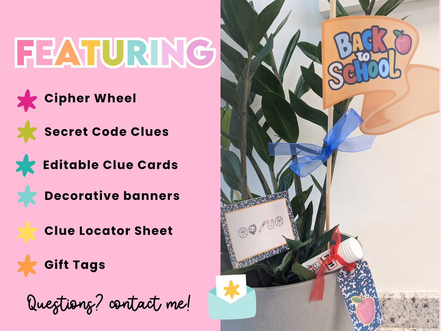 Back To School Cipher Scavenger Hunt